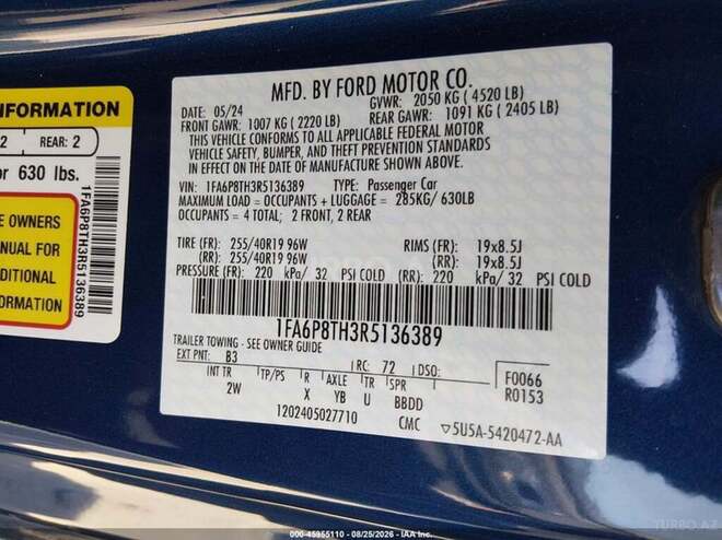 Ford Mustang 2024, 13,358 km - 2.3 l - Bakı