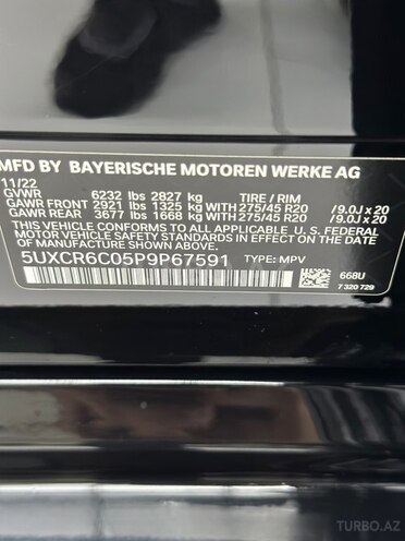 BMW X5 2022, 105,000 km - 3.0 l - Bakı