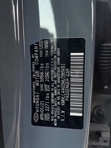 Hyundai Elantra 2021, 10,000 km - 2.0 л - Bakı