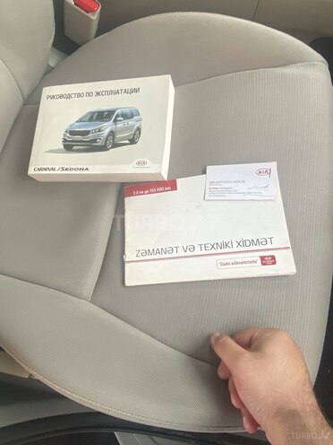 Kia Carnival 2015, 192,000 km - 3.3 л - Şirvan