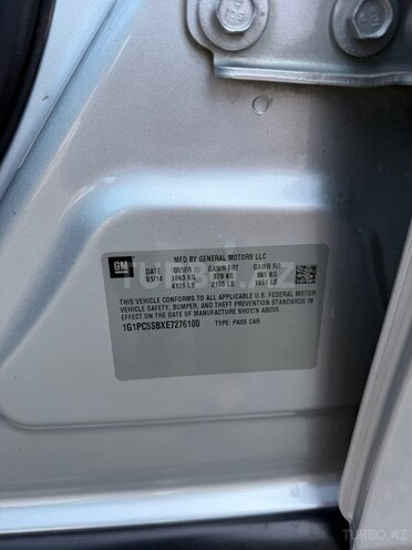 Chevrolet Cruze 2014, 213,317 km - 1.4 l - Bakı