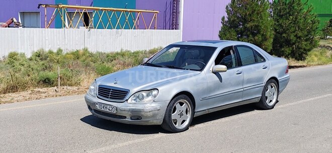 Mercedes S 320 2000, 201,500 km - 3.2 л - Sumqayıt