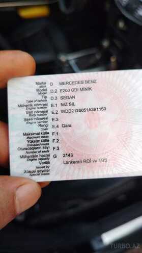 Mercedes E 200 2010, 317,000 km - 2.1 l - Sumqayıt