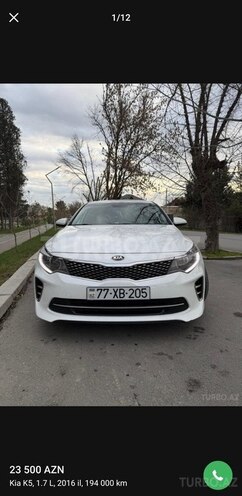 Kia K5 2015, 200,000 km - 1.7 l - Bakı