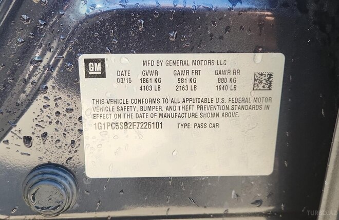 Chevrolet Cruze 2015, 290,060 km - 1.4 л - Balakən