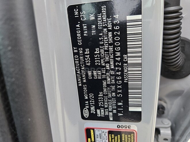 Kia K5 2020, 44,000 km - 1.6 л - Şəmkir