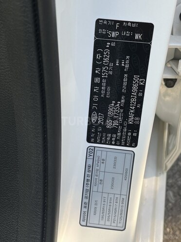 Kia K3 2017, 178,000 km - 1.6 l - İsmayıllı