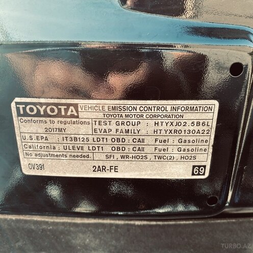 Toyota RAV4 2017, 190,000 km - 2.5 l - Gəncə