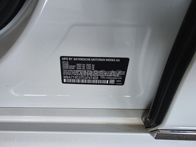 BMW 740 2019, 171,000 km - 3.0 л - Şəmkir