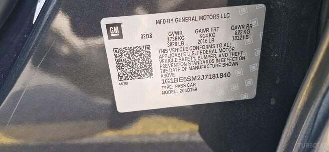 Chevrolet Cruze 2018, 217,731 km - 1.4 l - Bakı