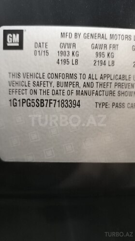 Chevrolet Cruze 2015, 230,000 km - 1.4 л - Bakı