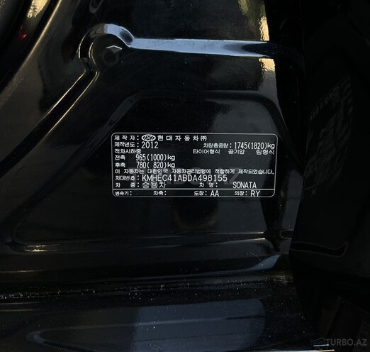 Hyundai Sonata 2013, 207,000 km - 2.0 l - Bakı