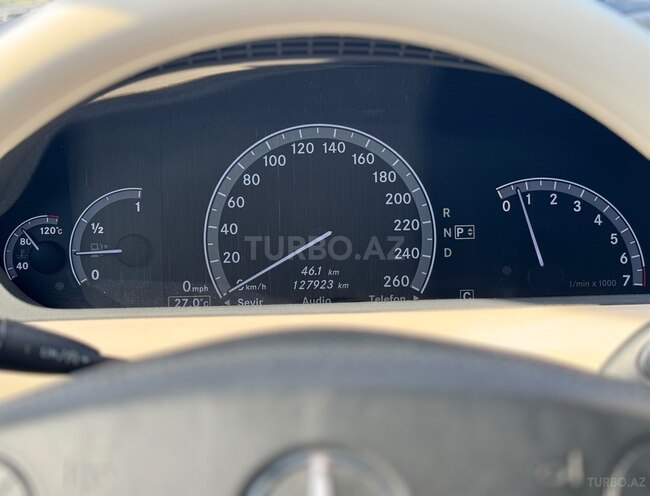 Mercedes S 500 4MATIC 2010, 128,000 km - 5.5 л - Bakı