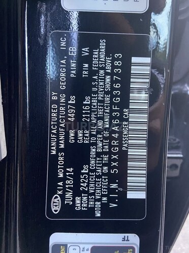 Kia Optima 2015, 127,500 km - 2.0 l - Bakı