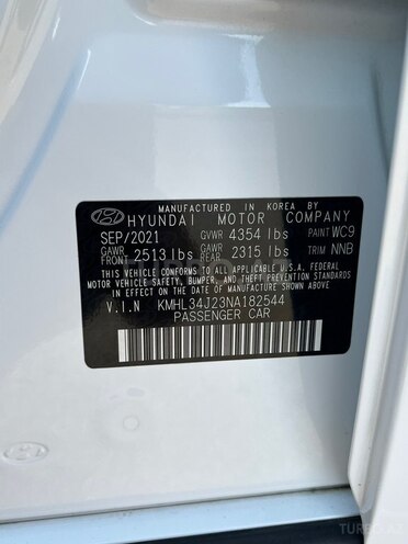 Hyundai Sonata 2021, 65,000 km - 1.6 l - Bakı