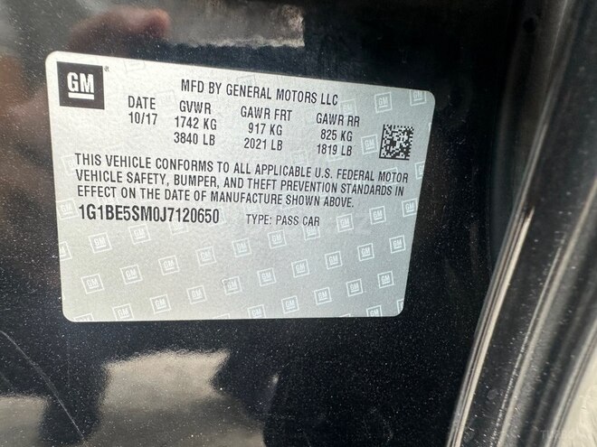 Chevrolet Cruze 2017, 125,000 km - 1.4 л - Bakı