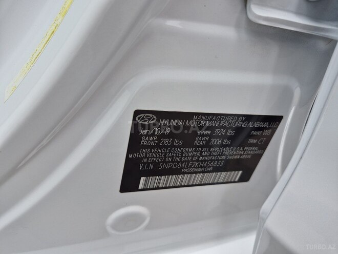 Hyundai Elantra 2019, 124,000 km - 2.0 l - Bakı