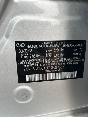 Hyundai Elantra 2018, 64,000 km - 2.0 л - Bakı