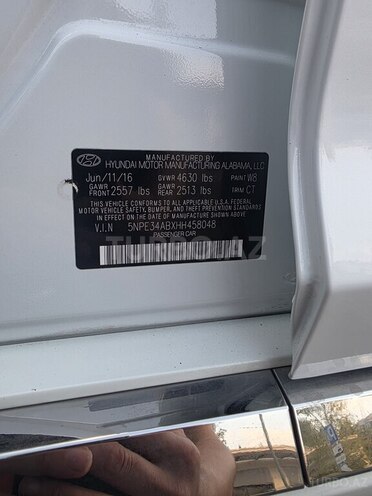 Hyundai Sonata 2016, 50,500 km - 2.0 l - Bakı