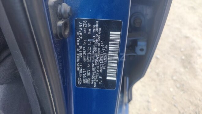 Hyundai Accent 2017, 95,642 km - 1.6 л - Bakı