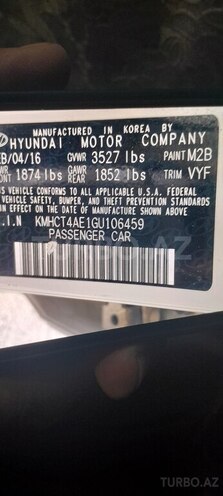 Hyundai Accent 2016, 187,000 km - 1.6 l - Xaçmaz