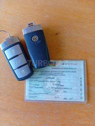 Volkswagen Passat 2008, 198,000 km - 1.8 l - Zaqatala