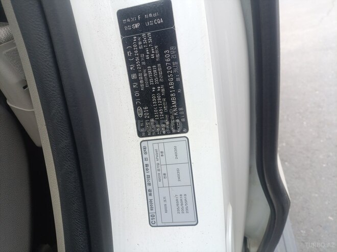 Kia Carnival 2016, 309,000 km - 2.2 л - Bakı
