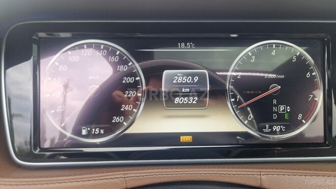 Mercedes S 500 2014, 160,000 km - 4.7 л - Gəncə