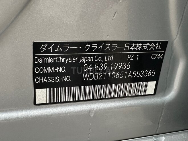 Mercedes E 320 2004, 290,000 km - 3.2 л - Bakı