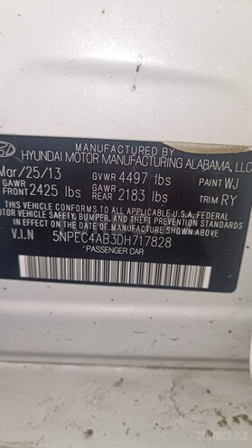 Hyundai Sonata 2013, 250,000 km - 2.0 л - Yevlax