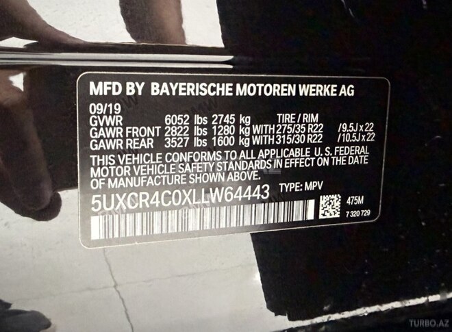 BMW X5 2019, 99,000 km - 3.0 л - Bakı