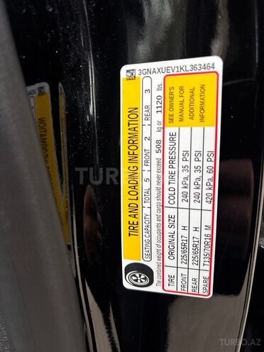 Chevrolet Equinox 2019, 164,000 km - 1.5 л - Bakı