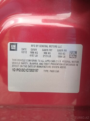 Chevrolet Cruze 2012, 222,241 km - 1.4 l - Bakı