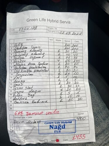 Toyota Prius 2008, 352,557 km - 1.5 l - Sumqayıt