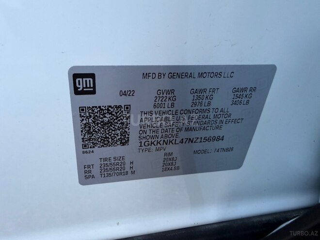 GMC Terrain 2022, 100,800 km - 1.5 л - Bakı