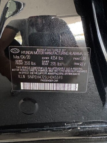 Hyundai Sonata 2020, 155,000 km - 1.6 l - Bakı