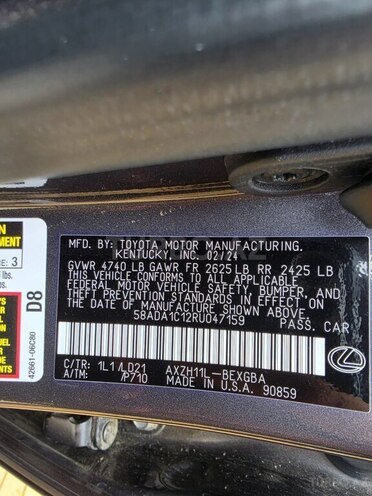 Lexus ES 300h 2024, 41,000 km - 2.5 l - Bakı