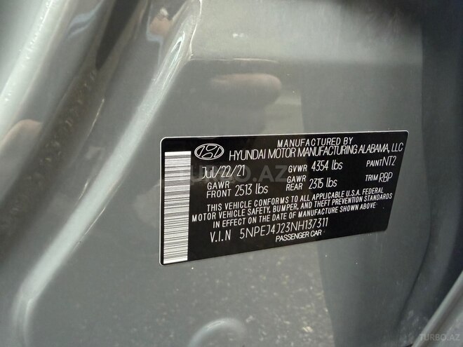 Hyundai Sonata 2021, 110,440 km - 1.6 l - Bakı