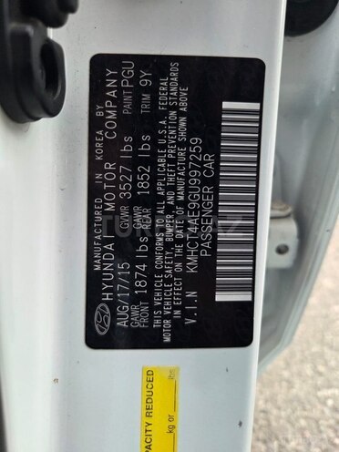 Hyundai Accent 2015, 170,590 km - 1.6 l - Quba