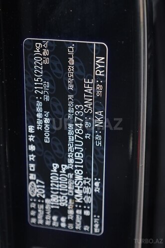 Hyundai Santa Fe 2017, 201,225 km - 2.0 l - Bakı
