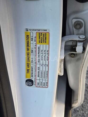 Chevrolet Malibu 2016, 186,389 km - 1.5 l - Şəki