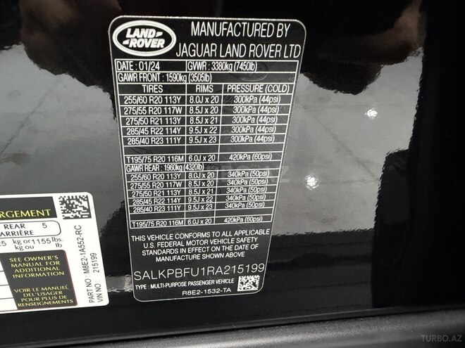 Land Rover Range Rover 2024, 34,700 km - 3.0 l - Bakı