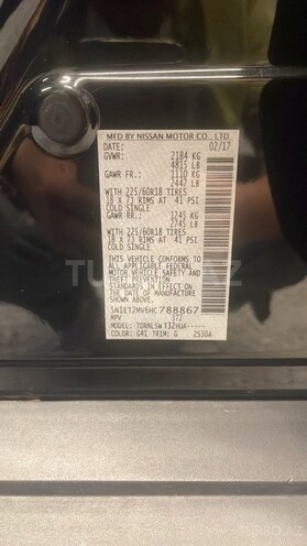 Nissan Rogue 2017, 222,000 km - 2.0 l - Bakı