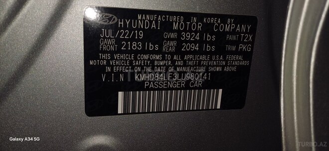 Hyundai Elantra 2020, 114,830 km - 2.0 л - Bakı