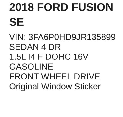 Ford Fusion (North America) 2017, 170,000 km - 1.5 l - Bakı
