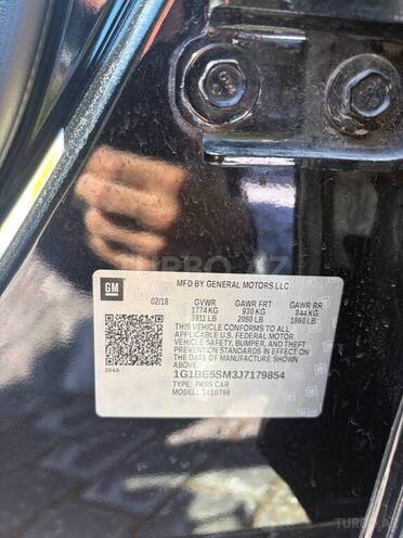 Chevrolet Cruze 2018, 68,750 km - 1.4 l - Bakı