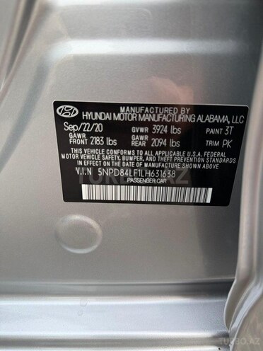 Hyundai Elantra 2020, 160,000 km - 2.0 л - Bakı