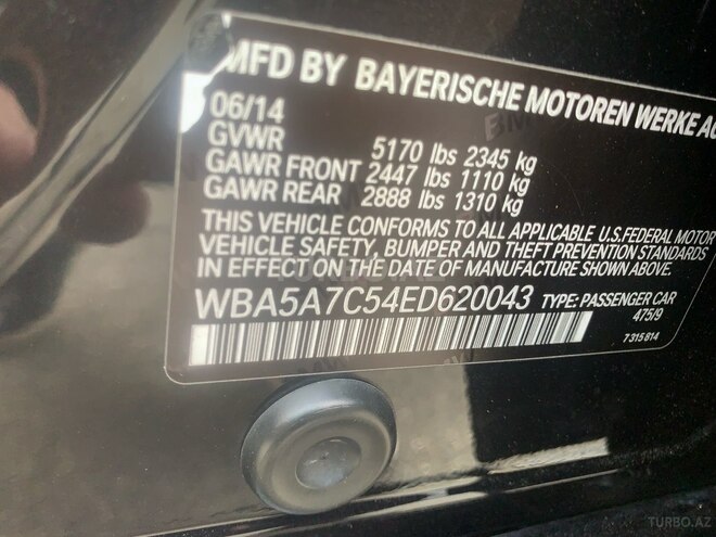 BMW 528 2014, 211,000 km - 2.0 l - Bakı