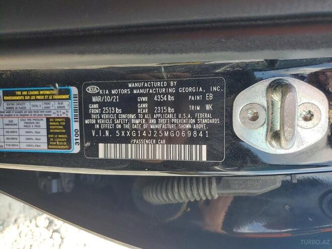 Kia K5 2021, 146,777 km - 1.6 l - Bakı