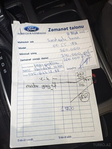 Ford Escape 2018, 270,000 km - 1.5 l - Bakı